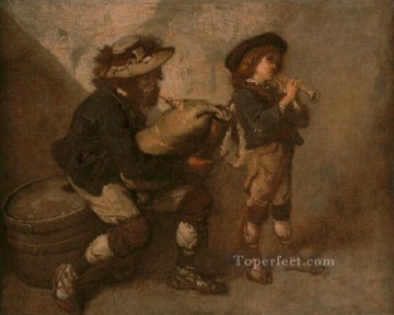  Fe Obras - pifferaro et son fils pintor de figuras Thomas Couture